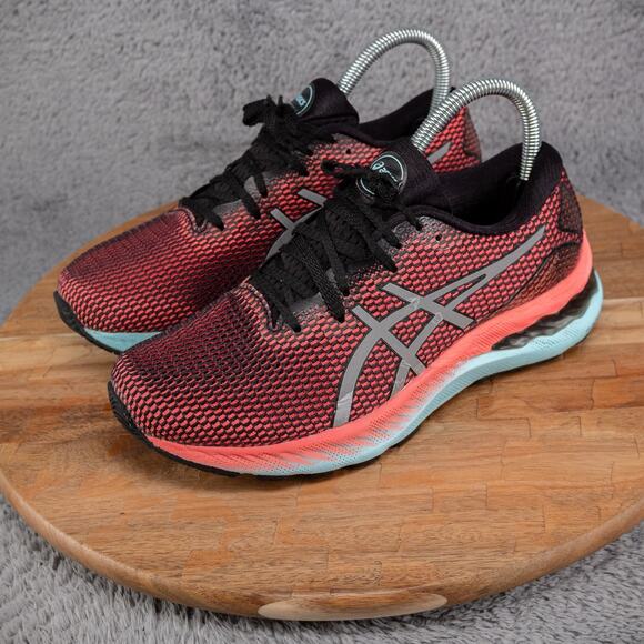 ASICS Women's US 6.5 Running Shoes GEL-NIMBUS 23 LITE-SHOW 1012B151 Coral/ Aqua - Picture 3 of 9